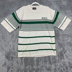 Vintage South Pole‎ Knit Shirt Men's Medium Y2K Striped Sweater Tee